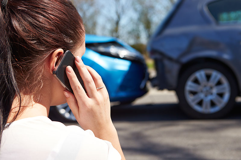 Driver on phone